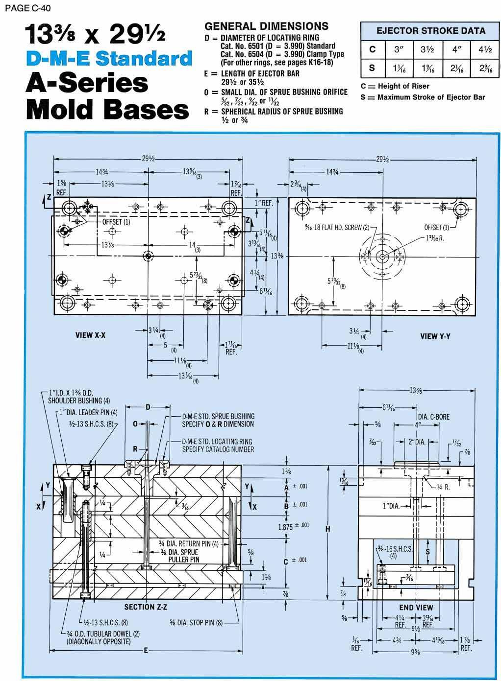 DME A series mold base 1329A